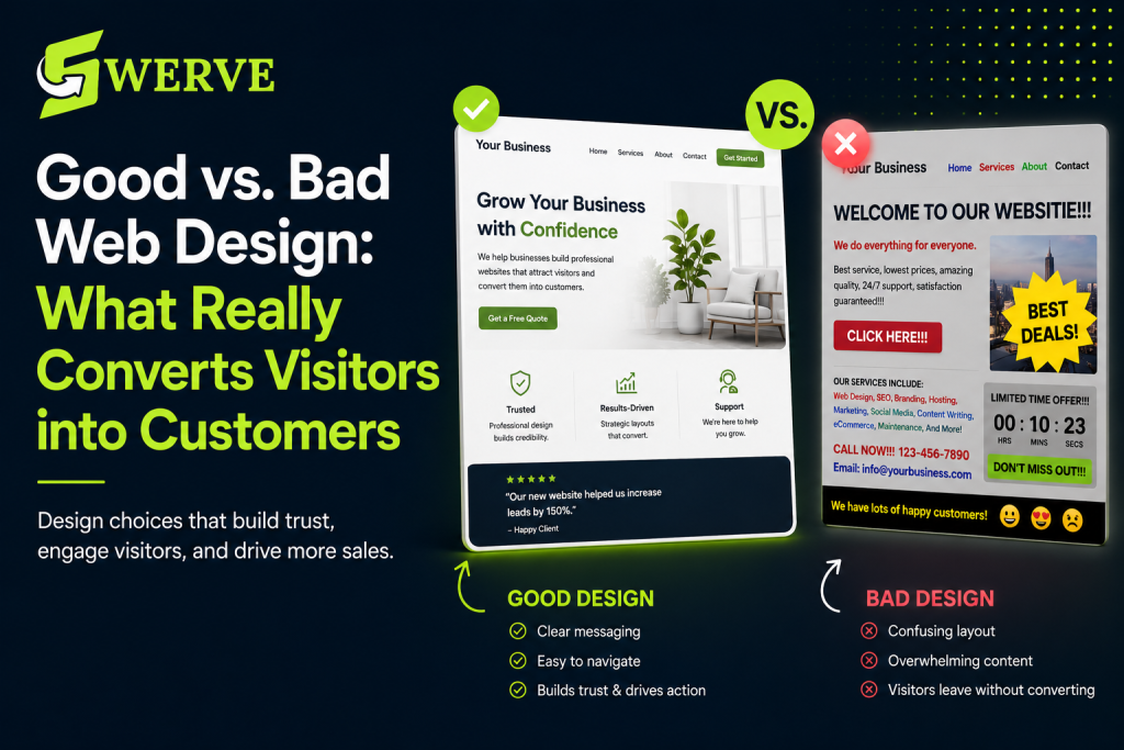 Good vs. Bad Web Design